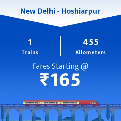 New Delhi To Hoshiarpur Trains